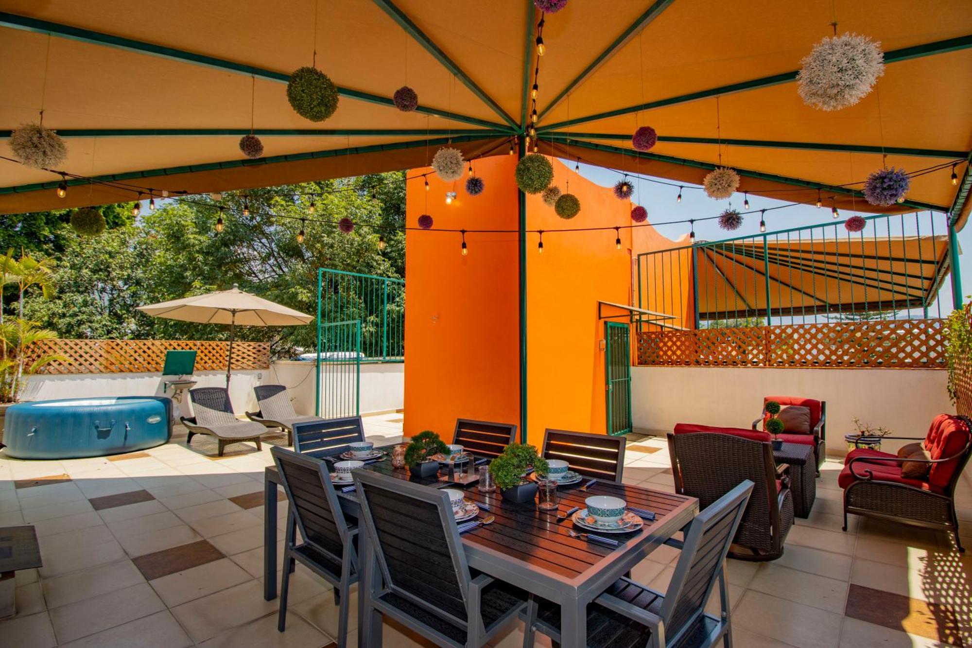 New! Bamboo Rooftop Villa Cuernavaca Buitenkant foto